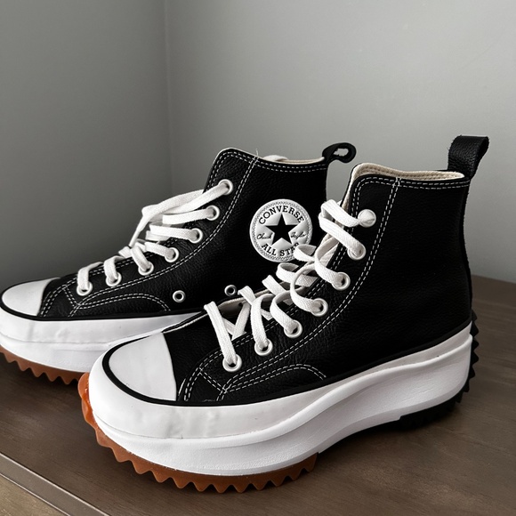 New Converse All Star Black Run Hike Platform sneakers 7.5 - Picture 6 of 7